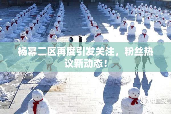 杨幂二区再度引发关注，粉丝热议新动态！