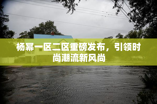 杨幂一区二区重磅发布，引领时尚潮流新风尚