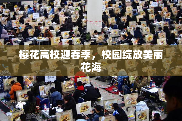 樱花高校迎春季，校园绽放美丽花海
