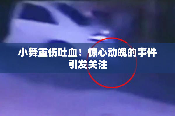 小舞重伤吐血！惊心动魄的事件引发关注