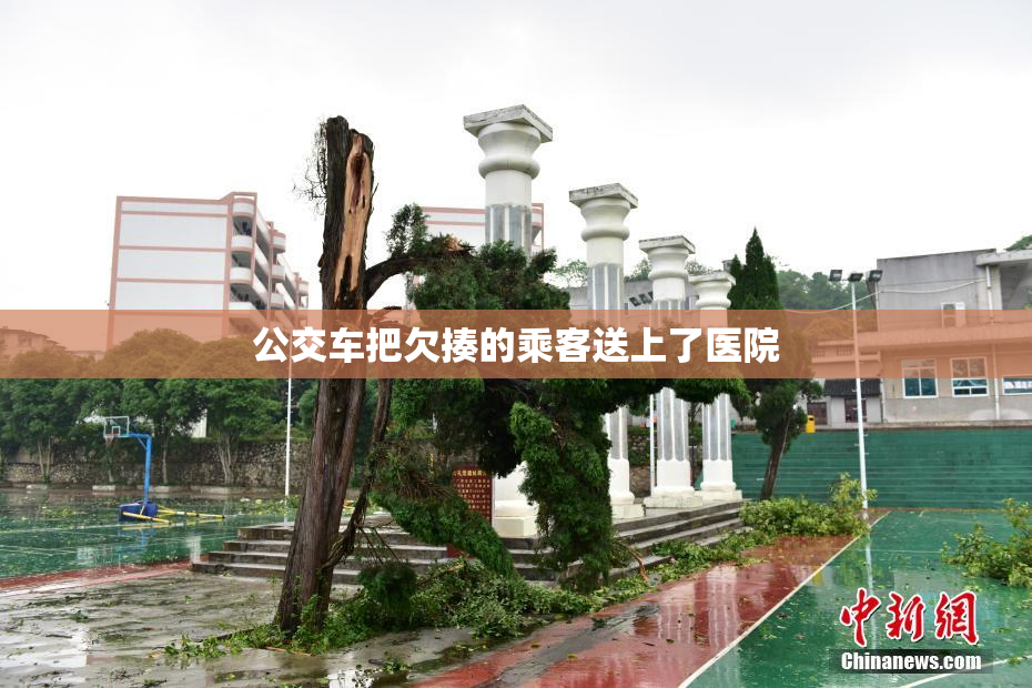 公交车把欠揍的乘客送上了医院