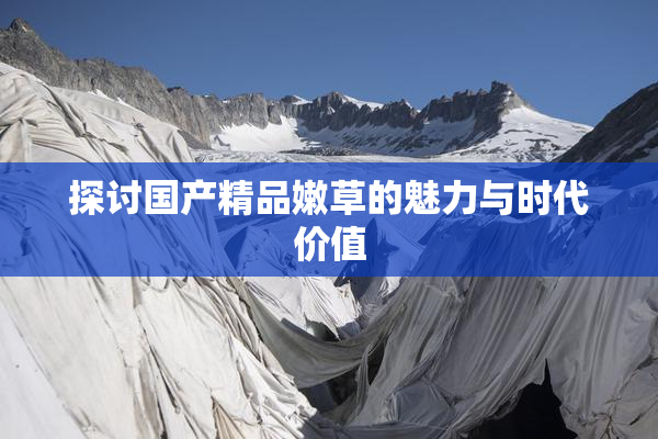 探讨国产精品嫩草的魅力与时代价值