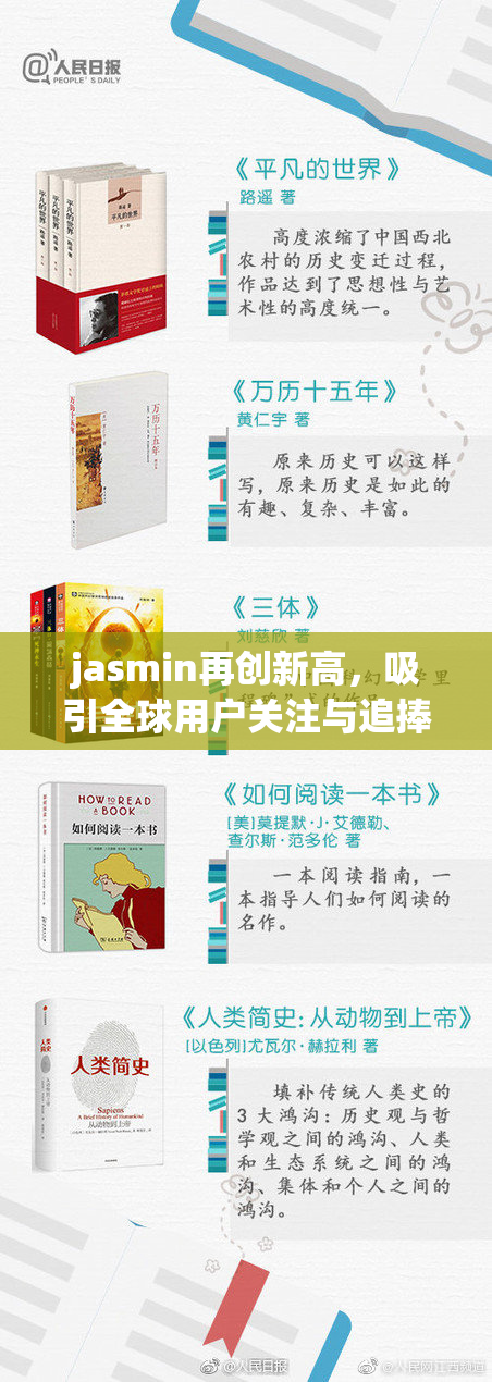 jasmin再创新高，吸引全球用户关注与追捧