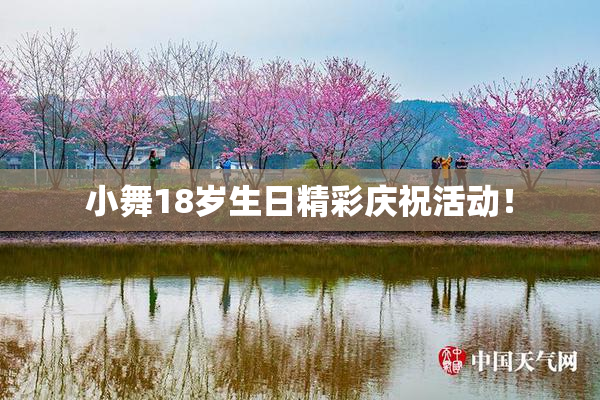 小舞18岁生日精彩庆祝活动！
