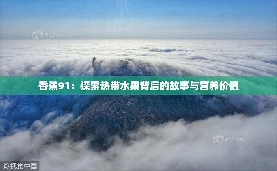 香蕉91：探索热带水果背后的故事与营养价值