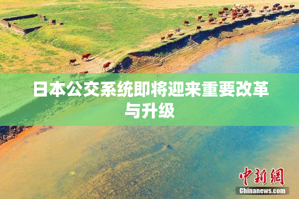 日本公交系统即将迎来重要改革与升级