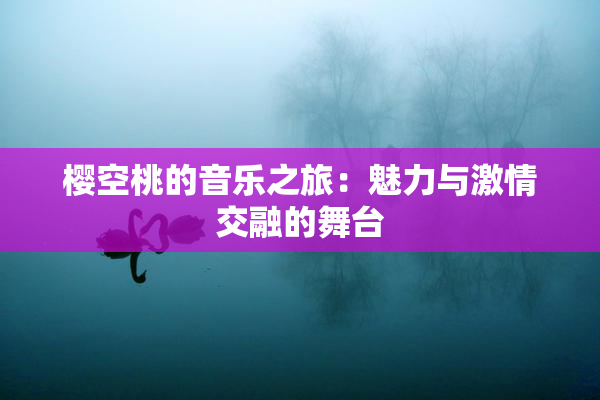 樱空桃的音乐之旅：魅力与激情交融的舞台