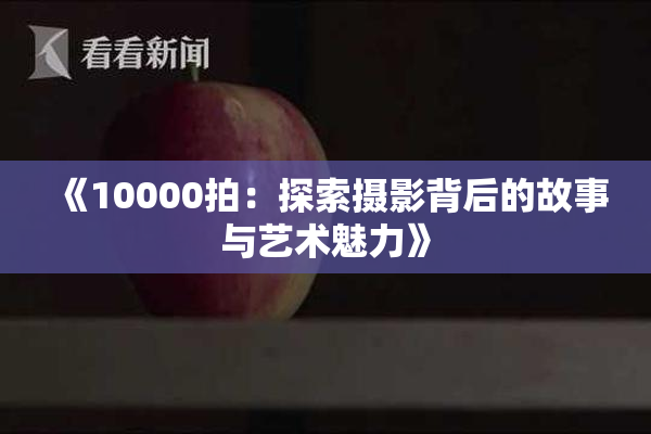 《10000拍：探索摄影背后的故事与艺术魅力》