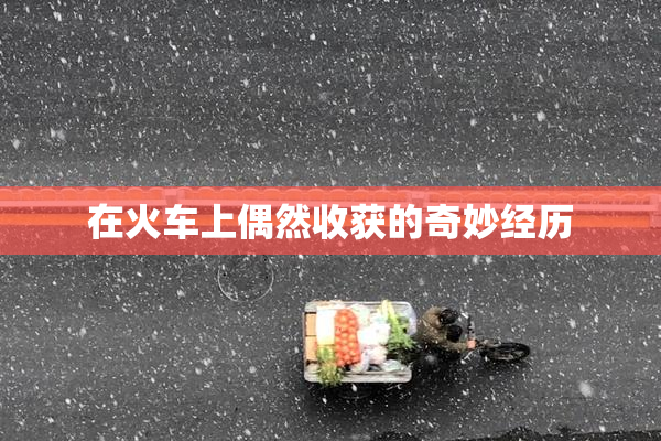 在火车上偶然收获的奇妙经历