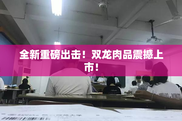 全新重磅出击！双龙肉品震撼上市！