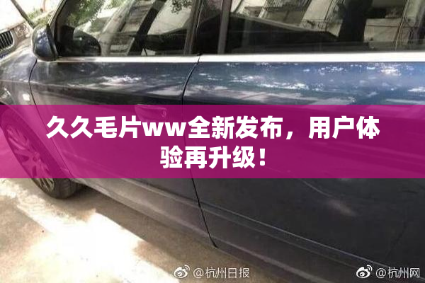 久久毛片ww全新发布，用户体验再升级！