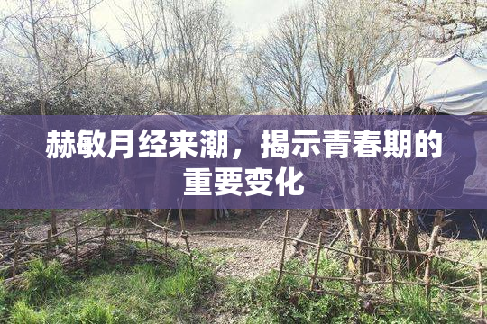 赫敏月经来潮，揭示青春期的重要变化