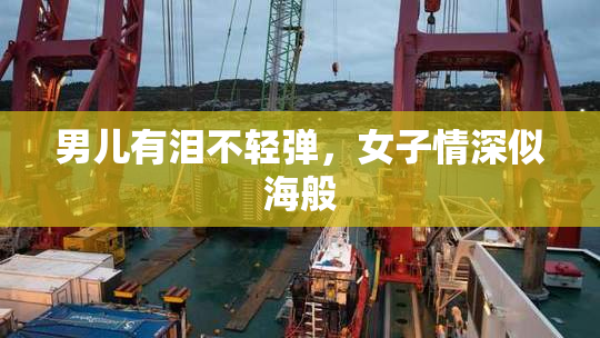 男儿有泪不轻弹，女子情深似海般