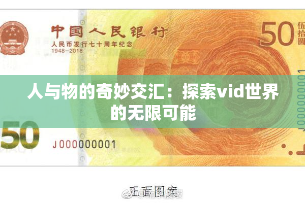 人与物的奇妙交汇：探索vid世界的无限可能