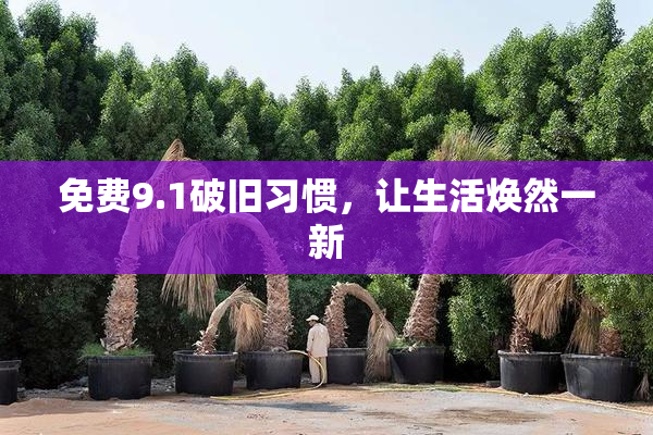 免费9.1破旧习惯，让生活焕然一新