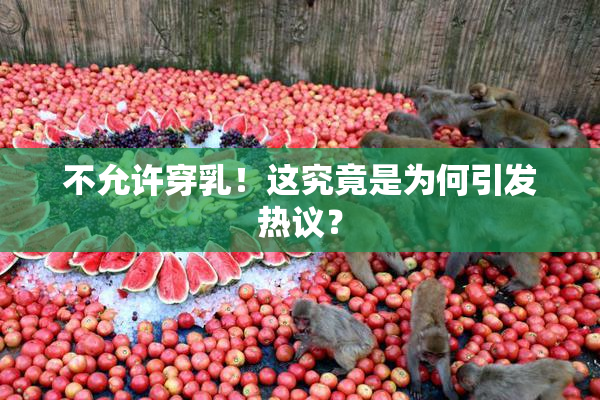 不允许穿乳！这究竟是为何引发热议？