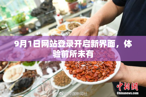 9月1日网站登录开启新界面，体验前所未有