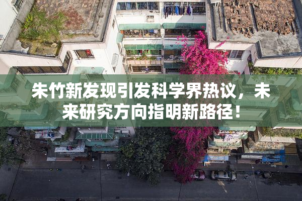 朱竹新发现引发科学界热议，未来研究方向指明新路径！