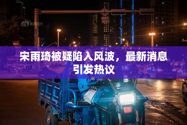 宋雨琦被疑陷入风波，最新消息引发热议