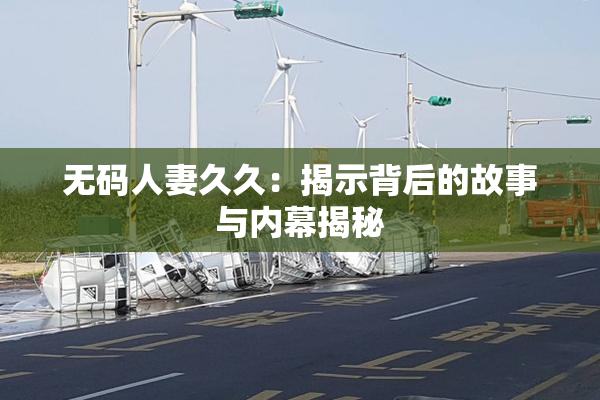 无码人妻久久：揭示背后的故事与内幕揭秘