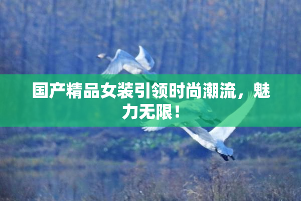 国产精品女装引领时尚潮流，魅力无限！