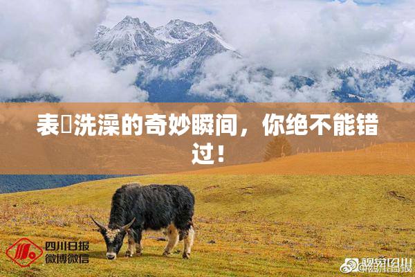 表妺洗澡的奇妙瞬间，你绝不能错过！