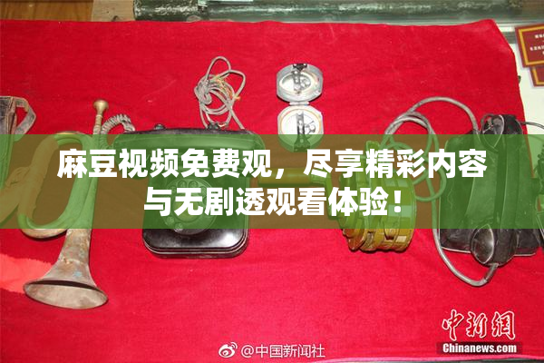麻豆视频免费观，尽享精彩内容与无剧透观看体验！