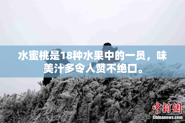 水蜜桃是18种水果中的一员，味美汁多令人赞不绝口。