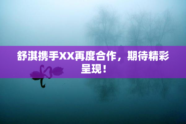 舒淇携手XX再度合作，期待精彩呈现！