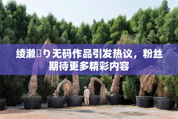 绫濑✿り无码作品引发热议，粉丝期待更多精彩内容