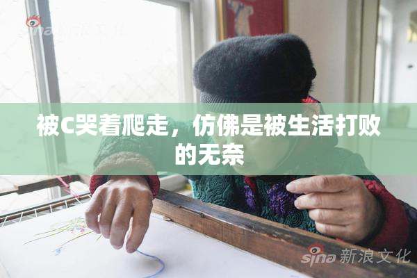 被C哭着爬走，仿佛是被生活打败的无奈