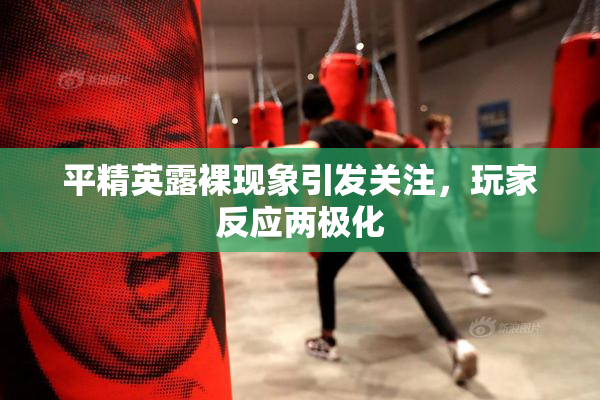 平精英露裸现象引发关注，玩家反应两极化