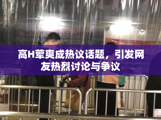 高H荤爽成热议话题，引发网友热烈讨论与争议