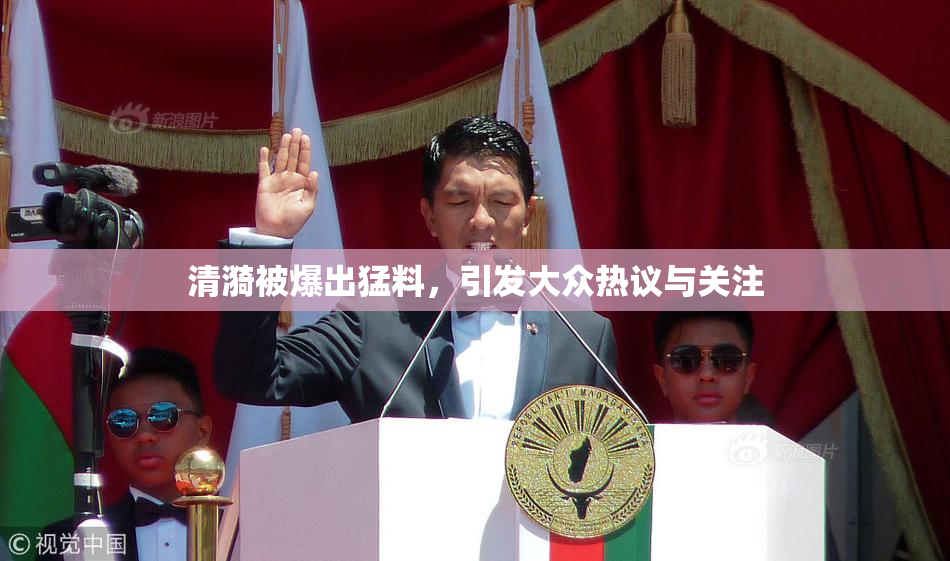清漪被爆出猛料，引发大众热议与关注