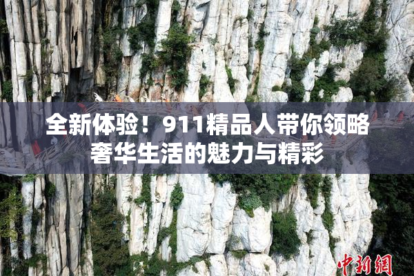 全新体验！911精品人带你领略奢华生活的魅力与精彩