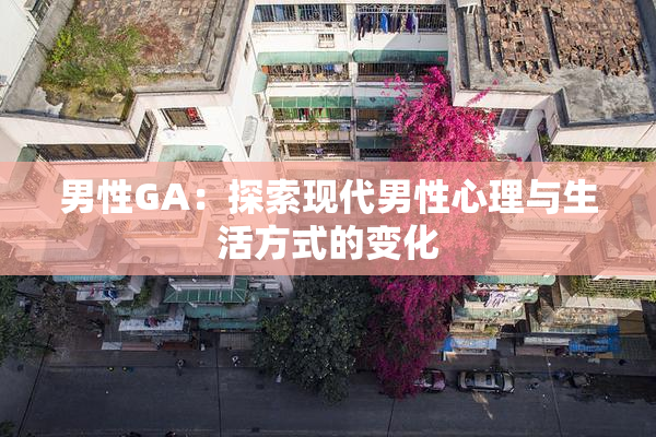 男性GA：探索现代男性心理与生活方式的变化