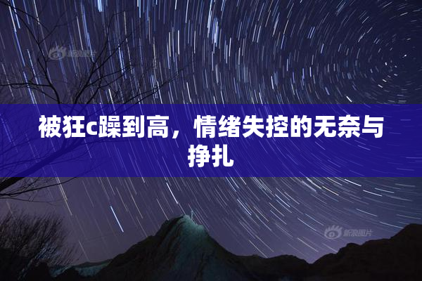 被狂c躁到高，情绪失控的无奈与挣扎