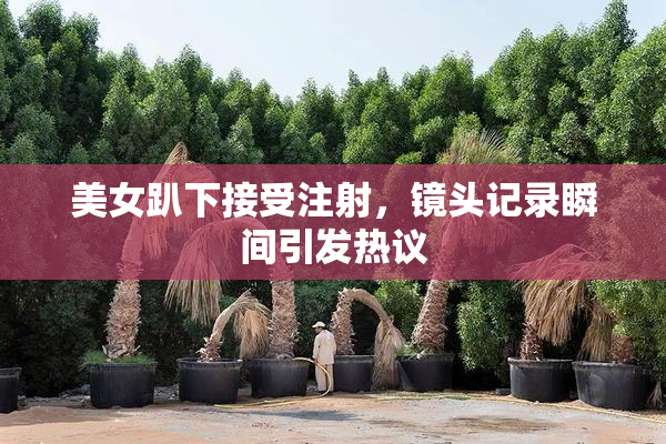 美女趴下接受注射，镜头记录瞬间引发热议
