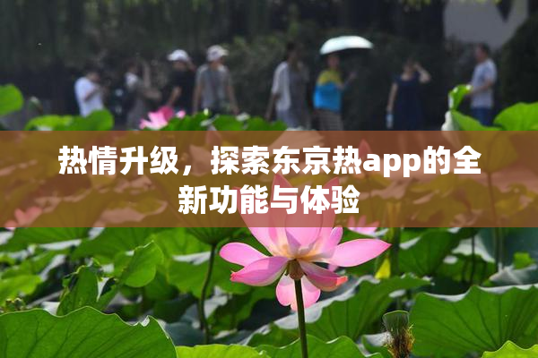 热情升级，探索东京热app的全新功能与体验
