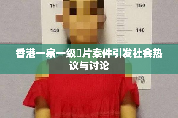 香港一宗一级婬片案件引发社会热议与讨论