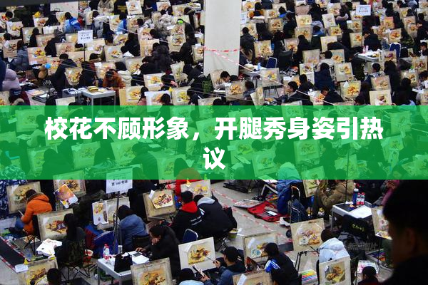 校花不顾形象，开腿秀身姿引热议