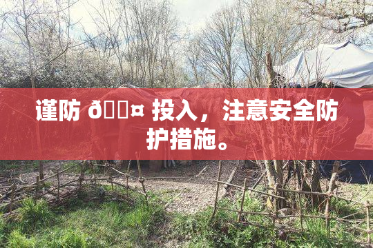 谨防 🐤 投入，注意安全防护措施。