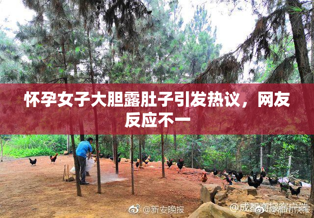 怀孕女子大胆露肚子引发热议，网友反应不一