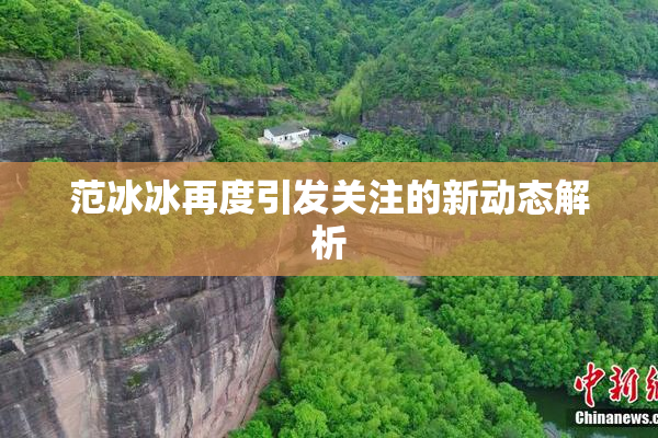 范冰冰再度引发关注的新动态解析