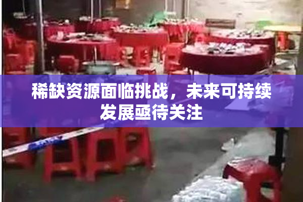 稀缺资源面临挑战，未来可持续发展亟待关注
