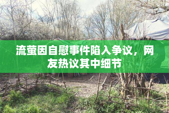 流萤因自慰事件陷入争议，网友热议其中细节