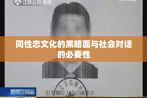 同性恋文化的黑暗面与社会对话的必要性