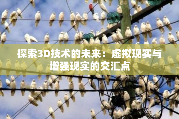 探索3D技术的未来：虚拟现实与增强现实的交汇点