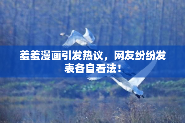 羞羞漫画引发热议，网友纷纷发表各自看法！