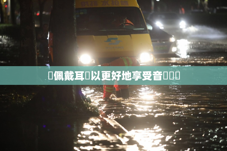 請佩戴耳機以更好地享受音樂體驗